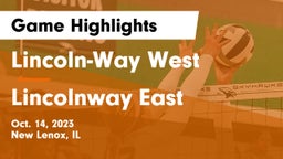 Lincoln-Way West  vs Lincolnway East Game Highlights - Oct. 14, 2023