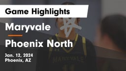 Maryvale  vs Phoenix North  Game Highlights - Jan. 12, 2024