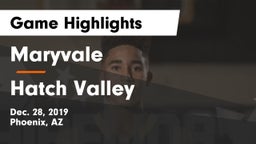Maryvale  vs Hatch Valley  Game Highlights - Dec. 28, 2019