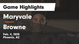 Maryvale  vs Browne  Game Highlights - Feb. 4, 2020