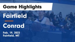 Fairfield  vs Conrad  Game Highlights - Feb. 19, 2022