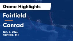 Fairfield  vs Conrad  Game Highlights - Jan. 5, 2023
