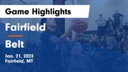 Fairfield  vs Belt Game Highlights - Jan. 21, 2023