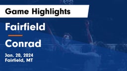 Fairfield  vs Conrad  Game Highlights - Jan. 20, 2024