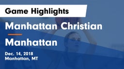 Manhattan Christian  vs Manhattan  Game Highlights - Dec. 14, 2018