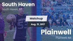 Matchup: South Haven vs. Plainwell  2017