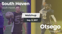 Matchup: South Haven vs. Otsego  2017