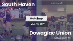 Matchup: South Haven vs. Dowagiac Union 2017