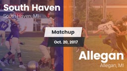 Matchup: South Haven vs. Allegan  2017