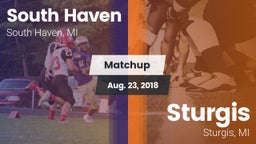 Matchup: South Haven vs. Sturgis  2018