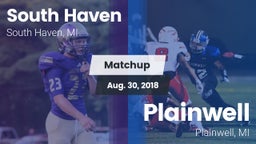 Matchup: South Haven vs. Plainwell  2018