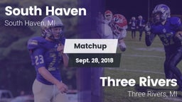 Matchup: South Haven vs. Three Rivers  2018