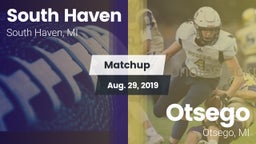 Matchup: South Haven vs. Otsego  2019