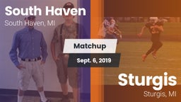 Matchup: South Haven vs. Sturgis  2019