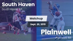 Matchup: South Haven vs. Plainwell  2019