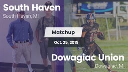 Matchup: South Haven vs. Dowagiac Union 2019