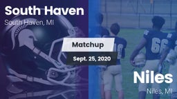 Matchup: South Haven vs. Niles  2020