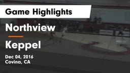 Northview  vs Keppel  Game Highlights - Dec 04, 2016