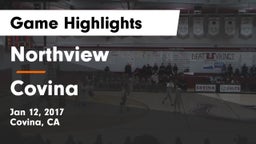Northview  vs Covina  Game Highlights - Jan 12, 2017