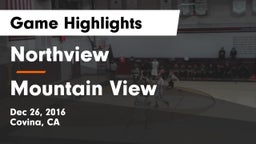 Northview  vs Mountain View  Game Highlights - Dec 26, 2016