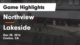 Northview  vs Lakeside Game Highlights - Dec 28, 2016
