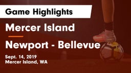 Mercer Island  vs Newport - Bellevue Game Highlights - Sept. 14, 2019
