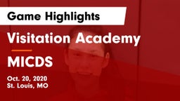 Visitation Academy  vs MICDS Game Highlights - Oct. 20, 2020