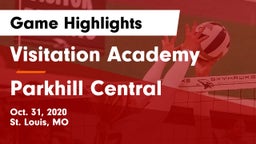 Visitation Academy  vs Parkhill Central Game Highlights - Oct. 31, 2020
