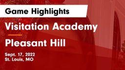 Visitation Academy vs Pleasant Hill  Game Highlights - Sept. 17, 2022