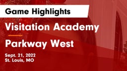 Visitation Academy vs Parkway West Game Highlights - Sept. 21, 2022