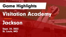Visitation Academy vs Jackson  Game Highlights - Sept. 24, 2022