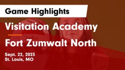 Visitation Academy vs Fort Zumwalt North  Game Highlights - Sept. 22, 2023