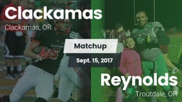 Matchup: Clackamas High vs. Reynolds  2017