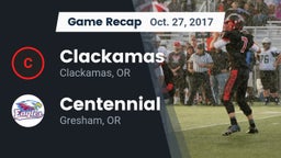 Recap: Clackamas  vs. Centennial  2017