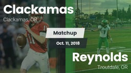 Matchup: Clackamas High vs. Reynolds  2018