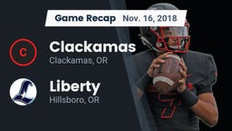 Recap: Clackamas  vs. Liberty  2018