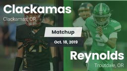 Matchup: Clackamas High vs. Reynolds  2019