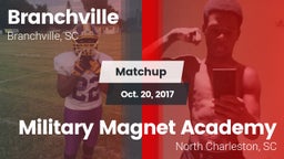 Matchup: Branchville High Sch vs. Military Magnet Academy  2017