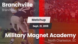 Matchup: Branchville High Sch vs. Military Magnet Academy  2018