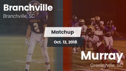 Matchup: Branchville High Sch vs. Murray  2018