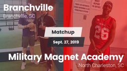 Matchup: Branchville High Sch vs. Military Magnet Academy  2019