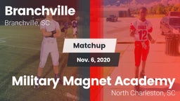 Matchup: Branchville High Sch vs. Military Magnet Academy  2020