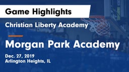 Christian Liberty Academy  vs Morgan Park Academy Game Highlights - Dec. 27, 2019
