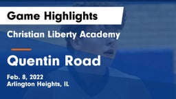 Christian Liberty Academy  vs Quentin Road Game Highlights - Feb. 8, 2022
