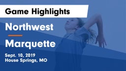 Northwest  vs Marquette  Game Highlights - Sept. 10, 2019