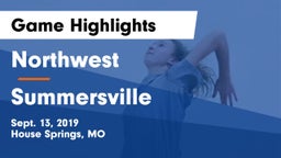 Northwest  vs Summersville Game Highlights - Sept. 13, 2019