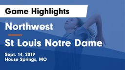 Northwest  vs St Louis Notre Dame Game Highlights - Sept. 14, 2019