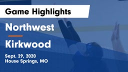 Northwest  vs Kirkwood Game Highlights - Sept. 29, 2020