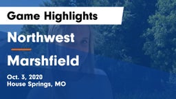Northwest  vs Marshfield Game Highlights - Oct. 3, 2020