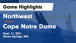 Northwest  vs Cape Notre Dame Game Highlights - Sept. 11, 2021